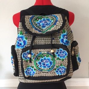 Lotus flower backpack (NWOT)